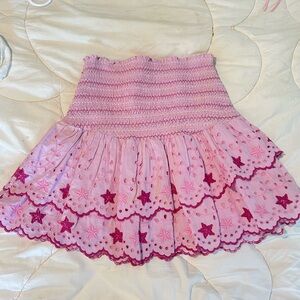 Love shack fancy pink skirt size XS